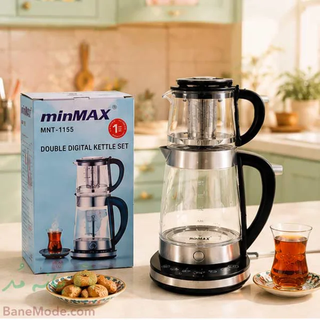 چای ساز 2.5 لیتری مین مکس مدل MNT-1155 آلمانی